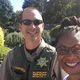 Rep. Janelle Bynum and Officer Campbell